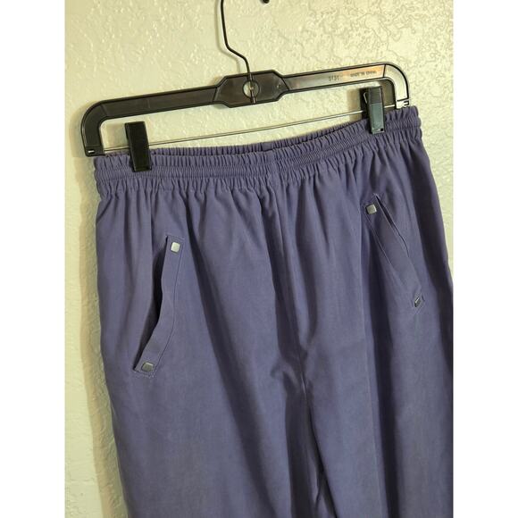 Jamie Sadock Women's Jogger Pants Medium Purple Golf Pull On Ankle‎ Zip Pockets - Picture 4 of 9